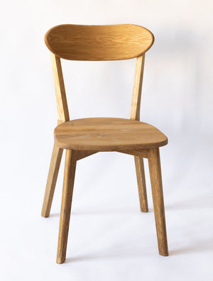 Conjunto de 2 ou 4 cadeiras de jantar em carvalho maciço Isku | NordicStory