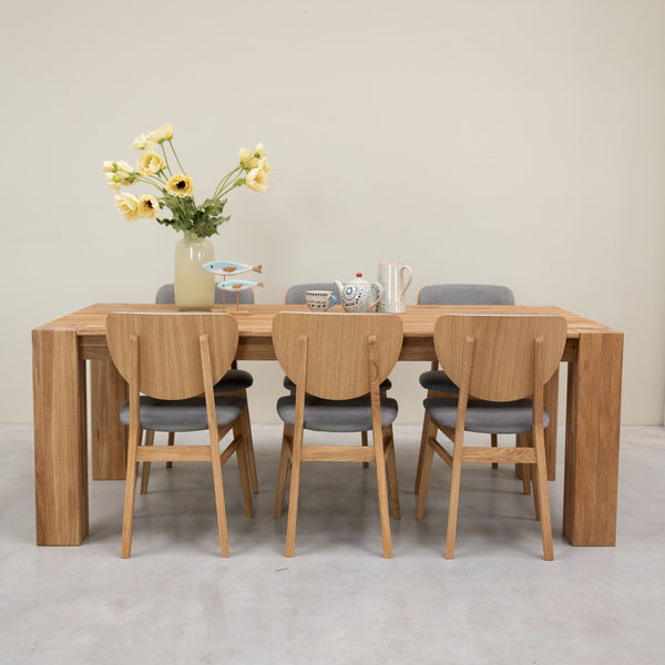 Mesa de jantar em carvalho maciço Mauritz 3 OakStore NordicStory