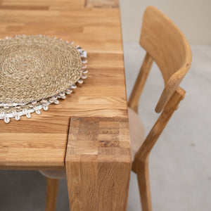 Mesa de jantar em carvalho maciço Mauritz 3 OakStore NordicStory