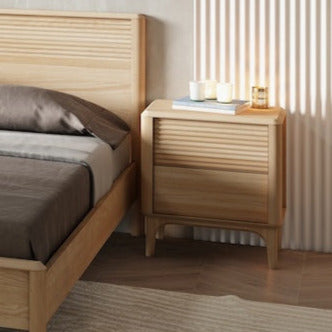 Mesa de cabeceira de madeira maciça de carvalho Oxford 2 Mesa de cabeceira RobleStore NordicStory