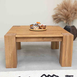 NordicStory Mesa de café em carvalho maciço