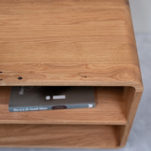 Mesa de centro em carvalho maciço Genebra