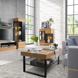 LoftStory Mesa baixa com pés metálicos