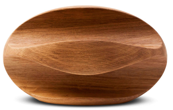 Garrafeira de carvalho feita à mão RUGBY, suporte para 4 garrafas