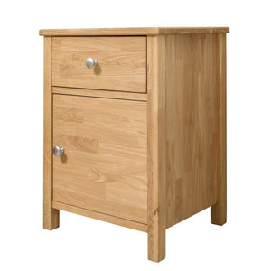 NordicStory Mesa de cabeceira em carvalho maciço