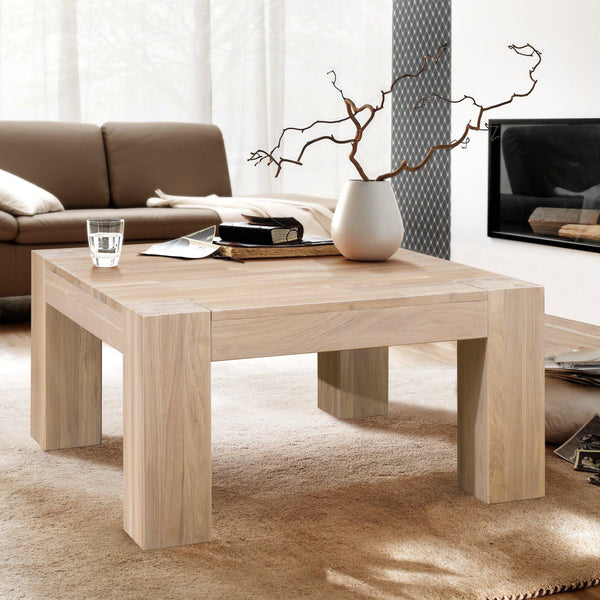 NordicStory Mesa de café em carvalho maciço