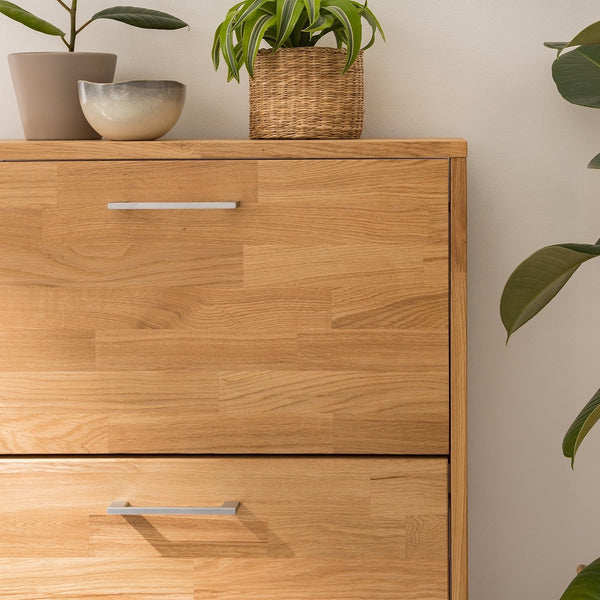 NordicStory Calçado de carvalho nórdico em madeira maciça