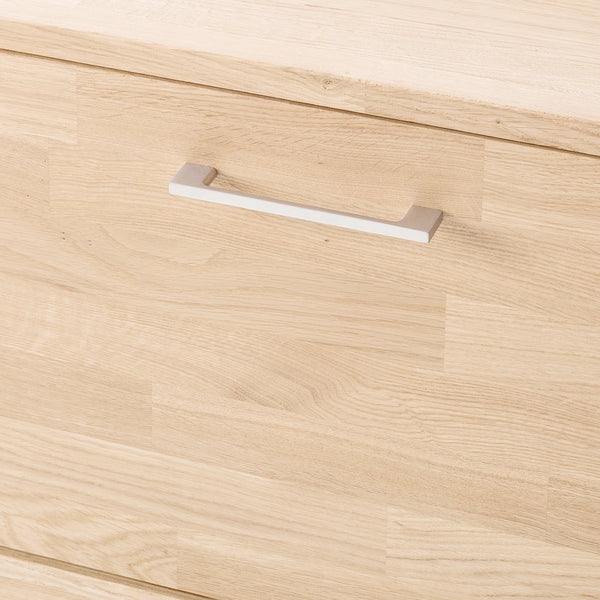 NordicStory Suporte de sapatos de madeira maciça de carvalho escandinavo