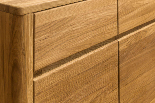 Cómoda NordicStory Cómoda Cómoda de gavetas em carvalho maciço