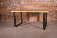 mesa de sótão industrial madeira maciça