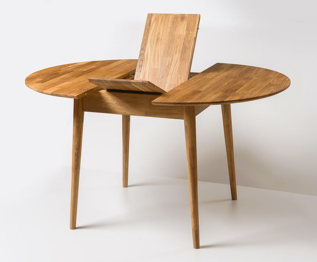 Montagem da mesa de jantar extensível 