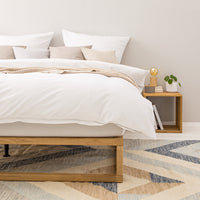 Cama NordicStory Solid Oak Wood Bed Nordic Scandinavian Bedroom