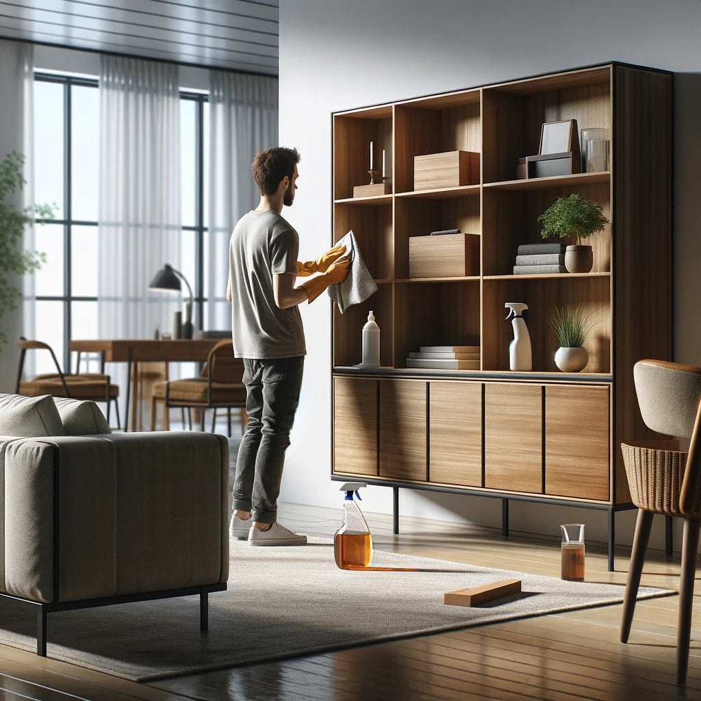 Como limpar vitrinas de madeira