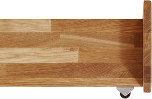 Cama com gavetão em carvalho maciço Frida | NordicStory