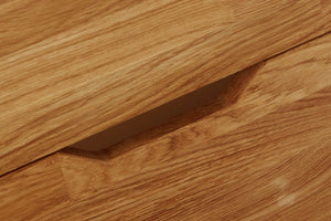 Cama com gavetão em carvalho maciço Frida | NordicStory