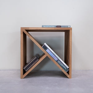 Mesa de apoio, mesa de cabeceira em carvalho maciço Dinamarca, 45 x 30 x 45 cm | NordicStory