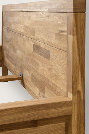 Cama de carvalho maciço Next, 140 x 200 cm / 160 x 200 cm / 180 x 200 cm | NordicStory