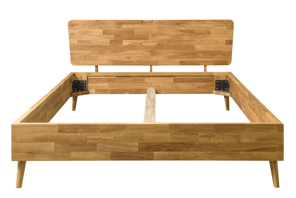 Cama Escandi em carvalho maciço, 140 x 200 cm / 160 x 200 cm / 180 x 200 cm | NordicStory