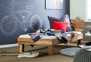 Cama Judith em carvalho maciço, 90 x 200 cm / 140 x 200 cm | NordicStory