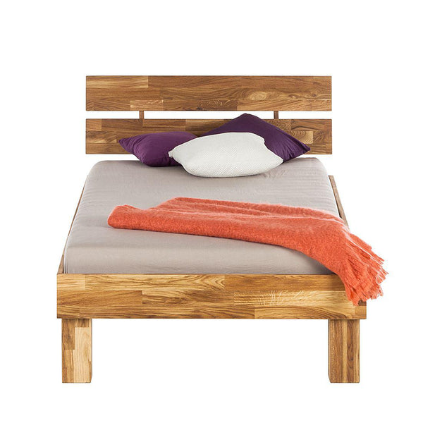 Cama sólida de carvalho 90 x 200 cm / 140 x 200 cm / 160 x 200 cm / 180 x 200 cm estilo escandinavo
