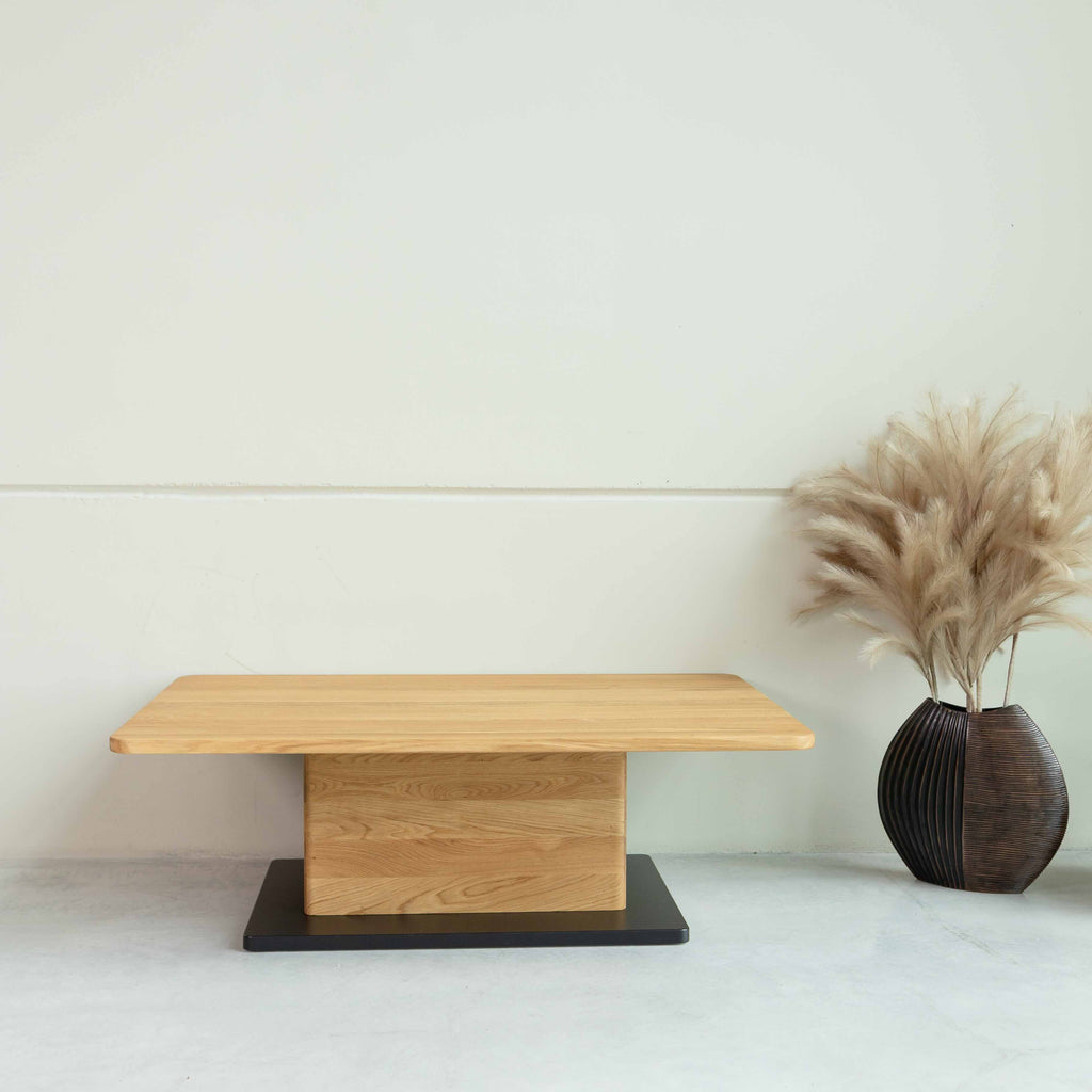 Mesa de centro Bremen em carvalho maciço, 120 x 80 x 40 cm | NordicStory