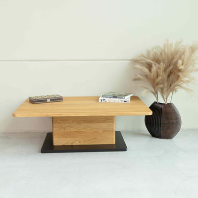 Mesa de centro Bremen em carvalho maciço, 120 x 80 x 40 cm | NordicStory