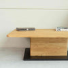 Mesa de centro Bremen em carvalho maciço, 120 x 80 x 40 cm | NordicStory