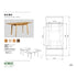 NordicStory Mesa de jantar extensível em carvalho maciço Mini 1