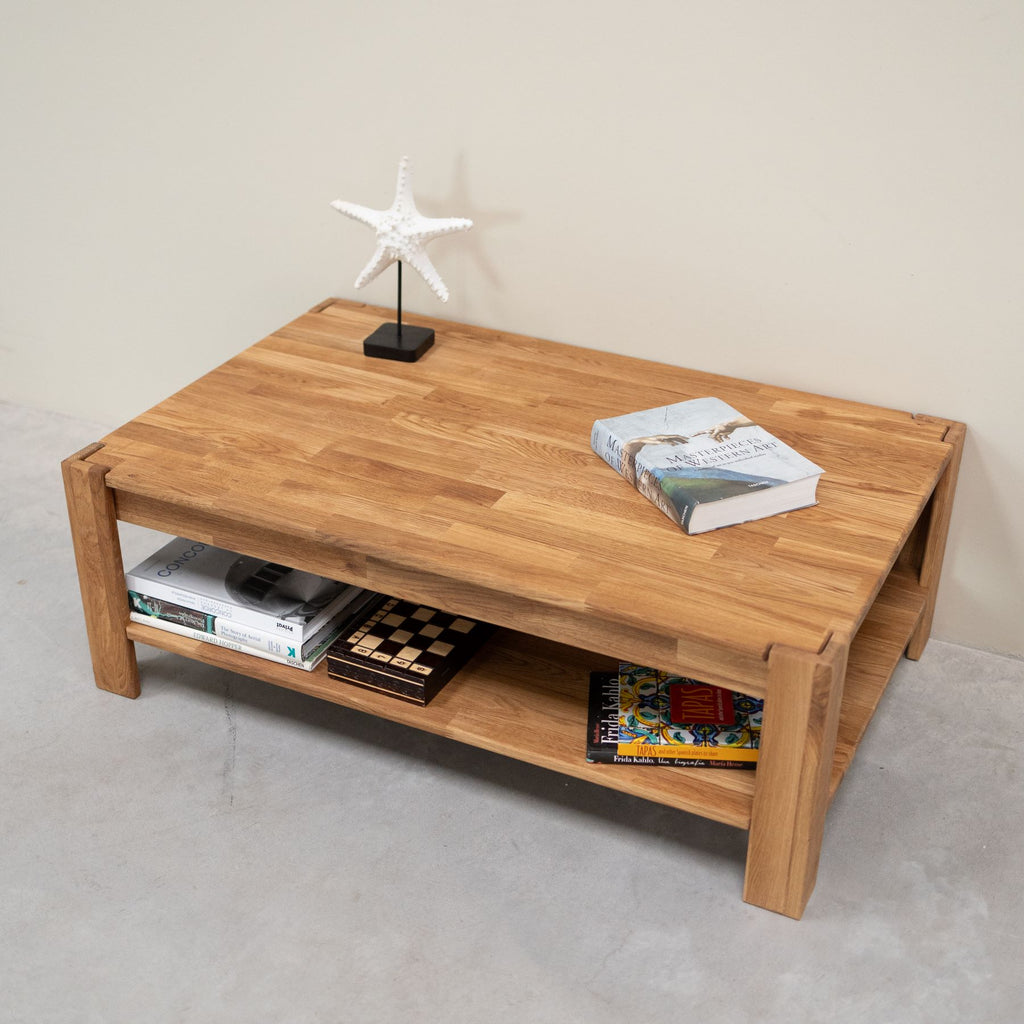 Mesa de café em carvalho maciço Mauritz 4