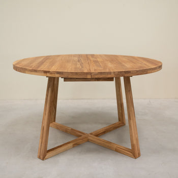 Mesa de jantar extensível em carvalho maciço MOBY | NordicStory