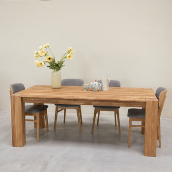 Mesa de jantar em carvalho maciço Mauritz 3 OakStore NordicStory