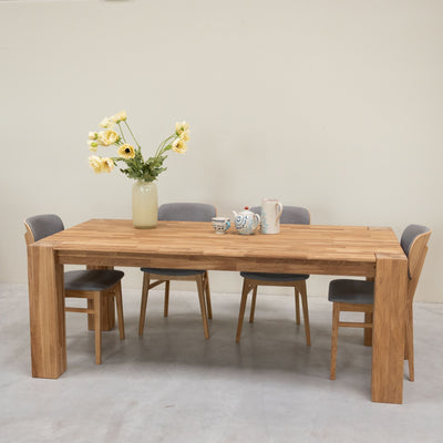 Mesa de jantar em carvalho maciço Mauritz 3 OakStore NordicStory