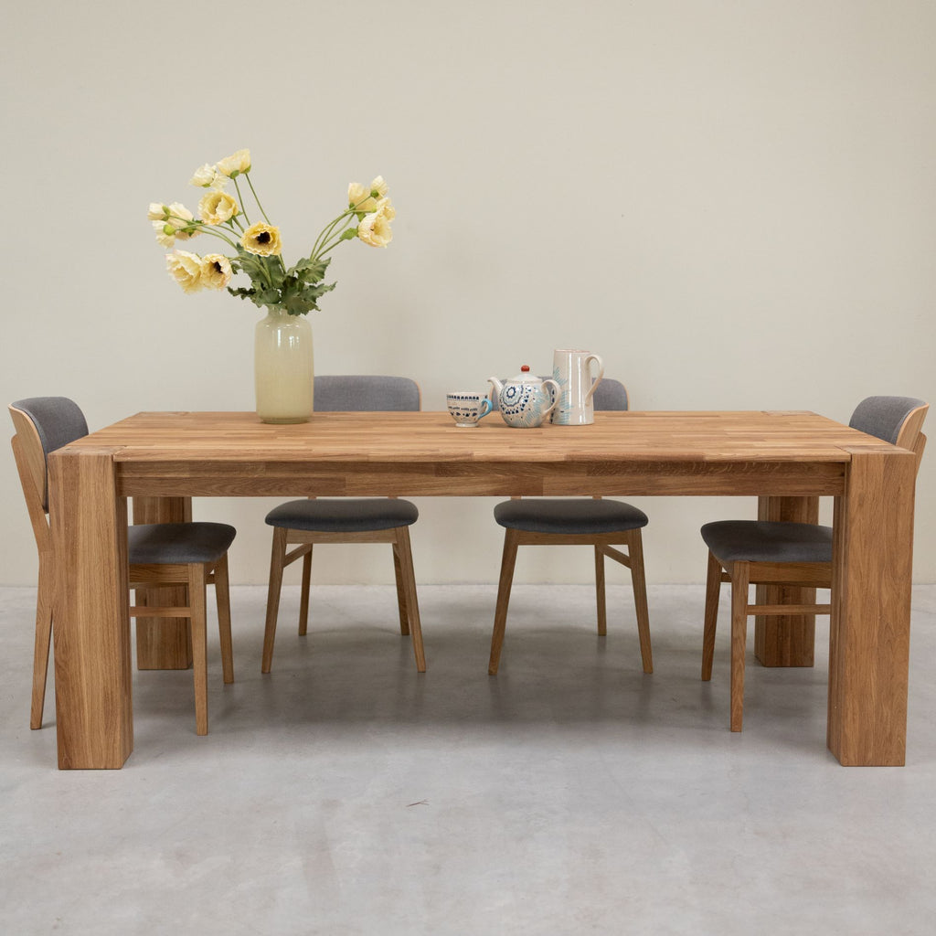 Mesa de jantar em carvalho maciço Mauritz 3 OakStore NordicStory