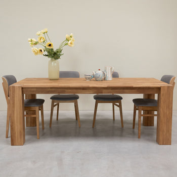 Mesa de jantar em carvalho maciço Mauritz 3 OakStore NordicStory