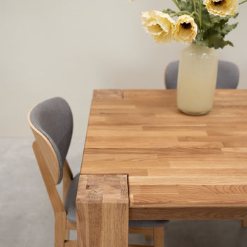 Mesa de jantar em carvalho maciço Mauritz 3 OakStore NordicStory