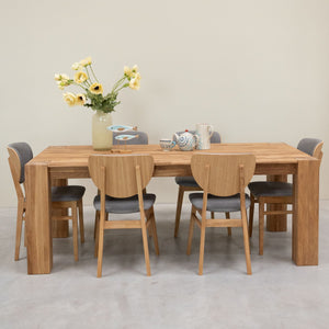 Mesa de jantar em carvalho maciço Mauritz 3 OakStore NordicStory