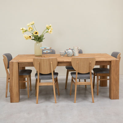 Mesa de jantar em carvalho maciço Mauritz 3 OakStore NordicStory