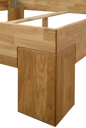 Cama NordicStory Oak Solid Wood Bed Nordic Scandinavian Bedrooms 