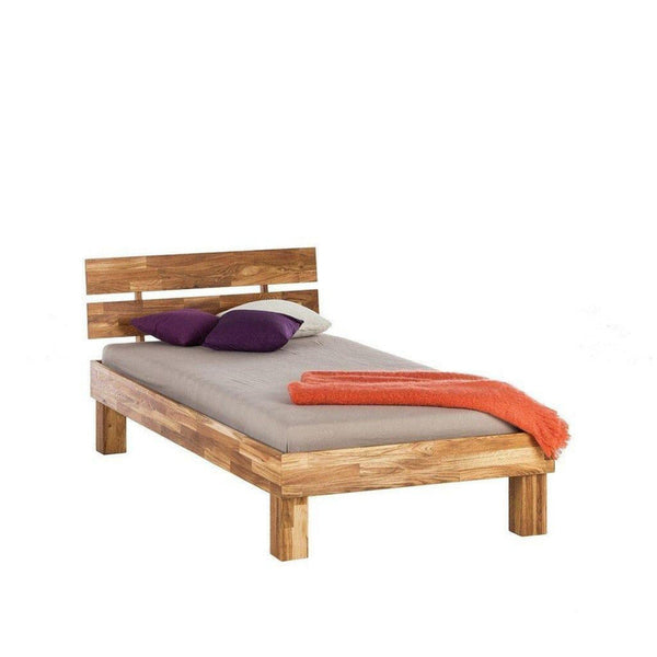 Cama de madeira maciça de carvalho NordicStory