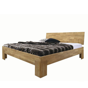 Cama de madeira maciça de carvalho NordicStory