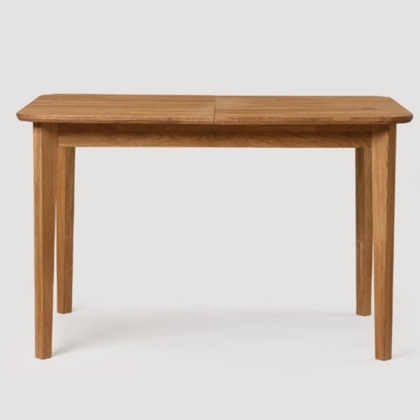 NordicStory Mesa de jantar extensível em madeira maciça de carvalho 