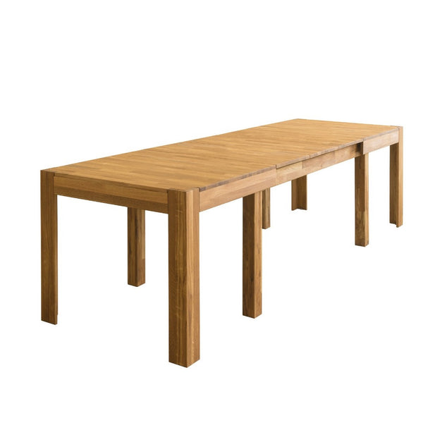 Mesa de jantar extensível em carvalho maciço XL, 160-280 x 90 x 75 cm | NordicStory