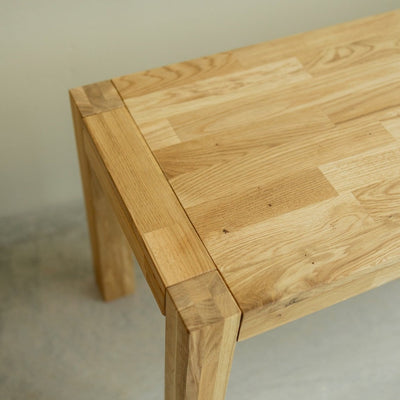 NordicStory Banco de jantar em carvalho sustentável madeira maciça design rústico