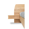 NordicStory "Alina" cama de carvalho maciço com cabeceira e 2 mesas de cabeceira flutuantes11