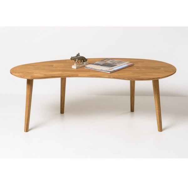 NordicStory Mesa de café empilhável de carvalho maciço