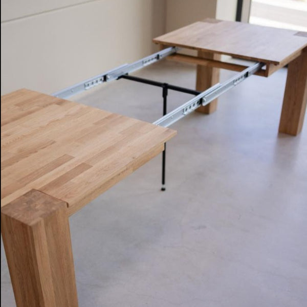 NordicStory Conjunto de mesa de madeira maciça Ontário e 6 cadeiras Provance Oak.Store