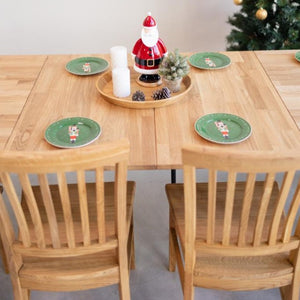 NordicStory Conjunto de mesa de madeira maciça Ontário e 6 cadeiras Provance Oak.Store