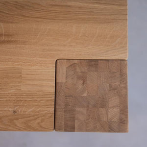 NordicStory Conjunto de mesa de madeira maciça Ontário e 6 cadeiras Provance Oak.Store
