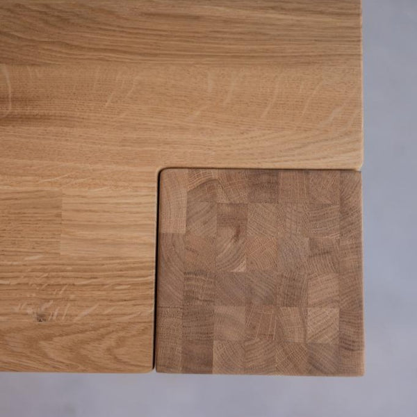 NordicStory Conjunto de mesa de madeira maciça Ontário e 6 cadeiras Provance Oak.Store