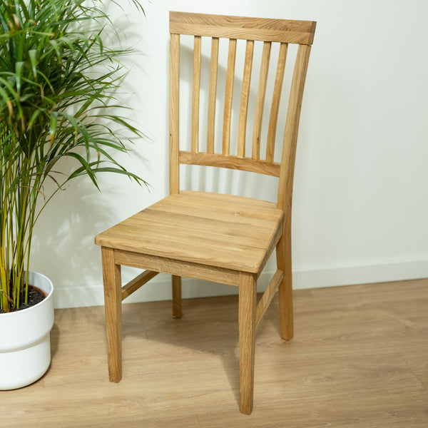 NordicStory Conjunto de mesa de madeira maciça Ontário e 6 cadeiras Provance Oak.Store